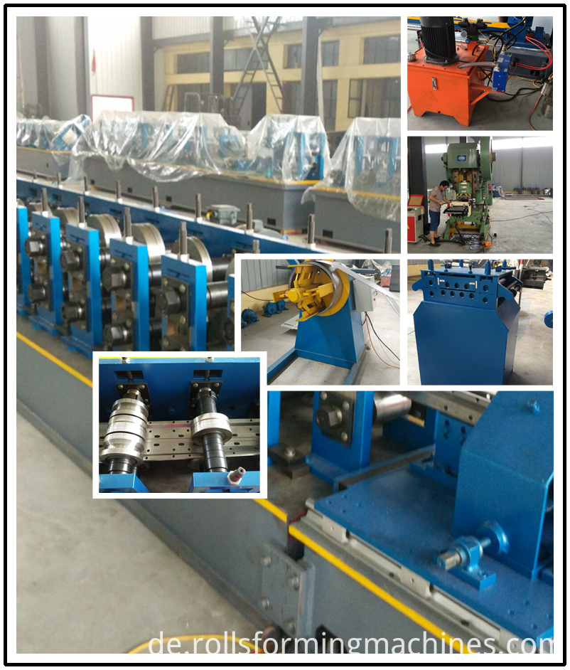 ganze linie der aufrecht stehenden säulenmaschine whole line of upright pillar machine